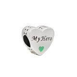 100% Silver Scotland Love Enamel Charm for DIY Bracelet