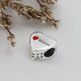 100% Silver Scotland Love Enamel Charm for DIY Bracelet