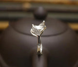 Adjustable Ring Tary Flower Fit 10MM Setting Tray Bead Antique