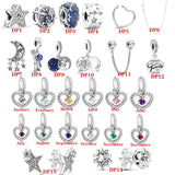 Silver Charms for Bracelet Bangle Necklace DIY Women Jewelry
