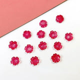 Translucent Cherry Blossom Resin Patches for DIY Earrings