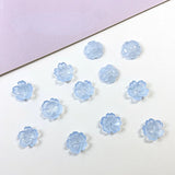 Translucent Cherry Blossom Resin Patches for DIY Earrings