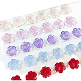 Translucent Cherry Blossom Resin Patches for DIY Earrings
