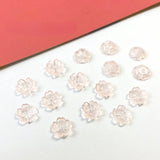 Translucent Cherry Blossom Resin Patches for DIY Earrings