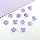 Translucent Cherry Blossom Resin Patches for DIY Earrings