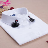 Women's Cotton Peter Pan Collar Shirt