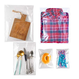 1000-100pcs Clear Plastic Self Adhesive Bag Jewelry Candy Packaging