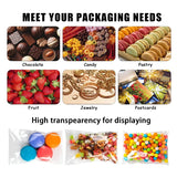 1000-100pcs Clear Plastic Self Adhesive Bag Jewelry Candy Packaging