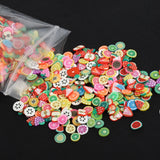 1000-3000 Mix Fruit Soft Clay Slime Animal Flower Resin Filler for Nail Art