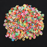 1000-3000 Mix Fruit Soft Clay Slime Animal Flower Resin Filler for Nail Art