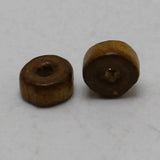1000 Coffee Colour Wood Beads 6X3mm Column Heishi ~Wooden