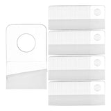 1000 PCS Adhesive Hanging Tabs 1X1-1/2 Inch Hole Hanger Hang Tag Retail Supplies