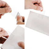 1000 PCS Adhesive Hanging Tabs 1X1-1/2 Inch Hole Hanger Hang Tag Retail Supplies