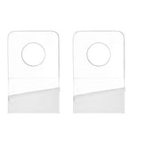1000 PCS Adhesive Hanging Tabs 1X1-1/2 Inch Hole Hanger Hang Tag Retail Supplies