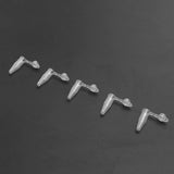 1000 Pcs 0.2ml Round Bottom Centrifuge Tubes w Caps Clear