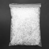 1000 Pcs 0.2ml Round Bottom Centrifuge Tubes w Caps Clear