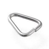 1000 Pcs Stainless Steel Triangle Rings Ice Pick Pinch Bails Buckle Beads Clasps
