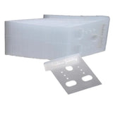 1000 Pcs Earring Studs Cards Bulk 3x3.7 Display Packaging
