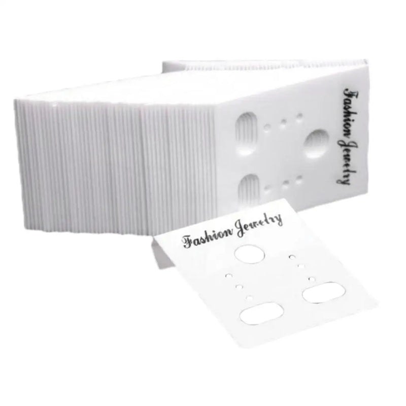 1000 Pcs Earring Studs Cards Bulk 3x3.7 Display Packaging