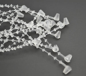 1000 Pcs Jewelry Garment Hang Tag String Buckle