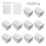 1000 Pcs Clothing Display Tags for Retail Store