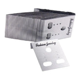 1000 Pcs Blank Earring Cards Holder Jewelry Display