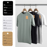 1000 Small Unstrung Clothing Marking Tags Y08E