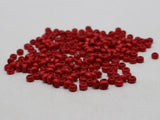 1000 Red 4mm Round Wood Seed Beads