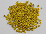 1000 Yellow 4mm Wood Seed Beads~Wooden Spacer beads