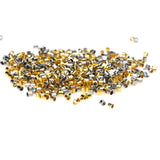 1000 pcs Electroplated Copper 2mm Tube Wire Rope Jewelry Making DIY Accessories