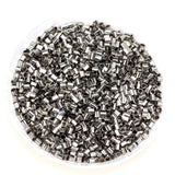 1000 pcs Electroplated Copper 2mm Tube Wire Rope Jewelry Making DIY Accessories