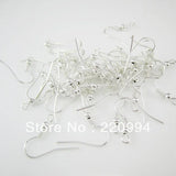 1000 Silver Plated Earring Hooks Set