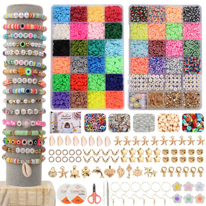10000Pcs/Box 6mm Clay Beads Jewelry Making Kit