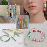 10000Pcs/Box 6mm Clay Beads Jewelry Making Kit