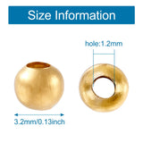 10000pcs 3mm Iron Spacer Round Beads for DIY Jewelry Making