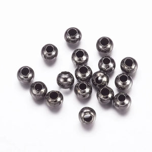 10000pcs 3mm Iron Spacer Round Beads for DIY Jewelry Making