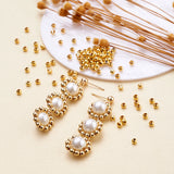 10000pcs 3mm Iron Spacer Round Beads for DIY Jewelry Making