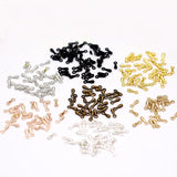 1000PCS 2*7mm Tail Extender Chain Metal Alloy Water Drop Pendants