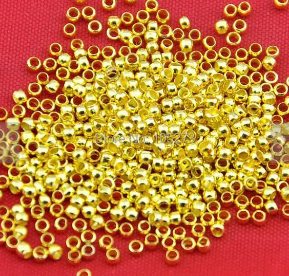 1000PCS Plated 2mm Beads Locator Positioning Beads