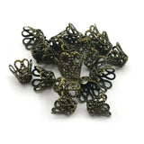 1000PCS Flower Bead Caps Tibetan Style Spacers for Jewelry Making
