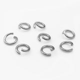 1000Pcs Stainless Steel Open Jump Rings for Jewelry Making Findings