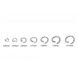 1000Pcs Stainless Steel Open Jump Rings for Jewelry Making Findings
