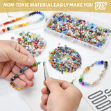 1000Pcs Austrian Glass Crystal Spacer Beads Kit
