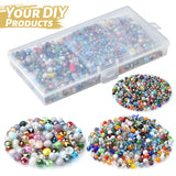 1000Pcs Austrian Glass Crystal Spacer Beads Kit