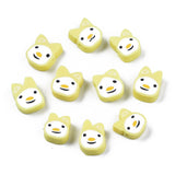 1000Pcs Rabbit Polymer Clay Beads Jewelry Making Accessories