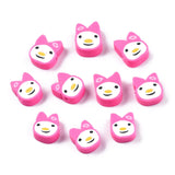 1000Pcs Rabbit Polymer Clay Beads Jewelry Making Accessories