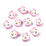 1000Pcs Rabbit Polymer Clay Beads Jewelry Making Accessories