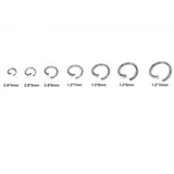 1000Pcs Stainless Steel Split Rings Open Jump Rings DIY Jewelry Findings