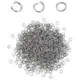 1000Pcs Stainless Steel Split Rings Open Jump Rings DIY Jewelry Findings
