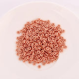 1000Pcs 4mm Plated CCB Flower Beads for Jewelry Making